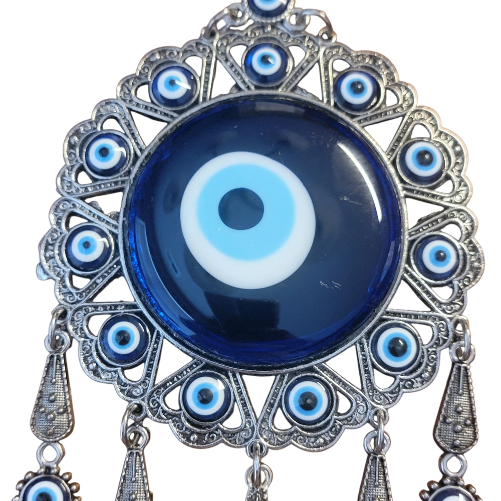 Blue Evil Eye Wall Hanging